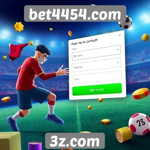 Como criar uma conta no site bet4454.com